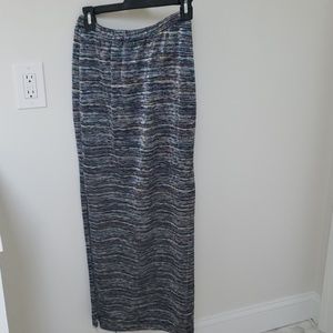 Ecote multi color skirt with slip